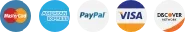 Visa, PayPal, Stripe, and Mastercard accepted